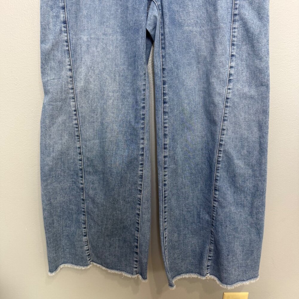 CHICO'S so slimming wide leg jeans size 1.5 or US 10R - Picture 5 of 7